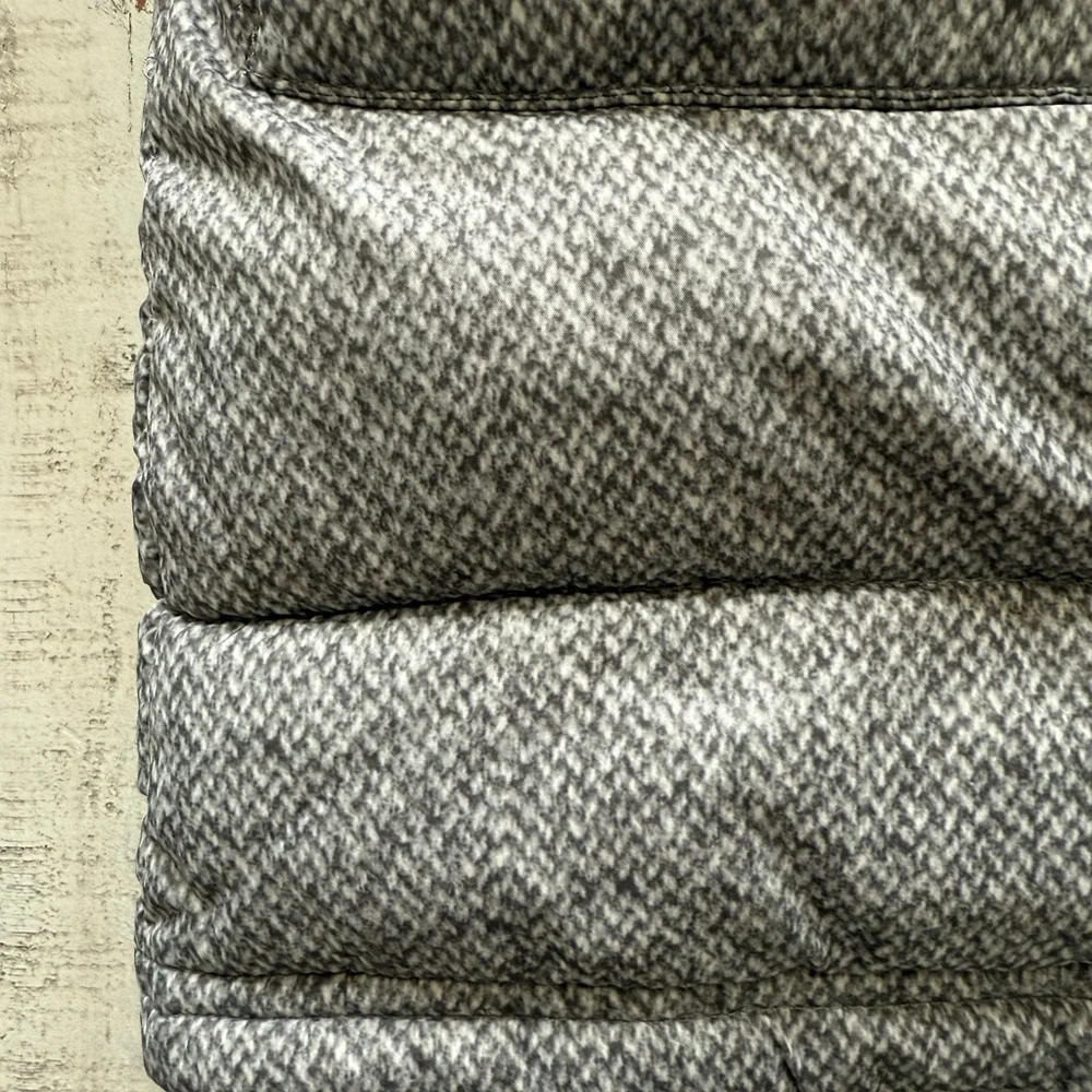 Gray Winter Coat with Faux Fur Hood Long Length - Picture 11 of 14